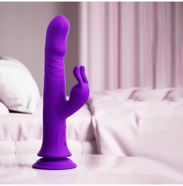 MizzZee - Thrusting Spanking Vibrator Suction Cup (Chargeable - Purple) MizzZee - Thrusting Spanking Vibrator Suction Cup (Chargeable - Purple)